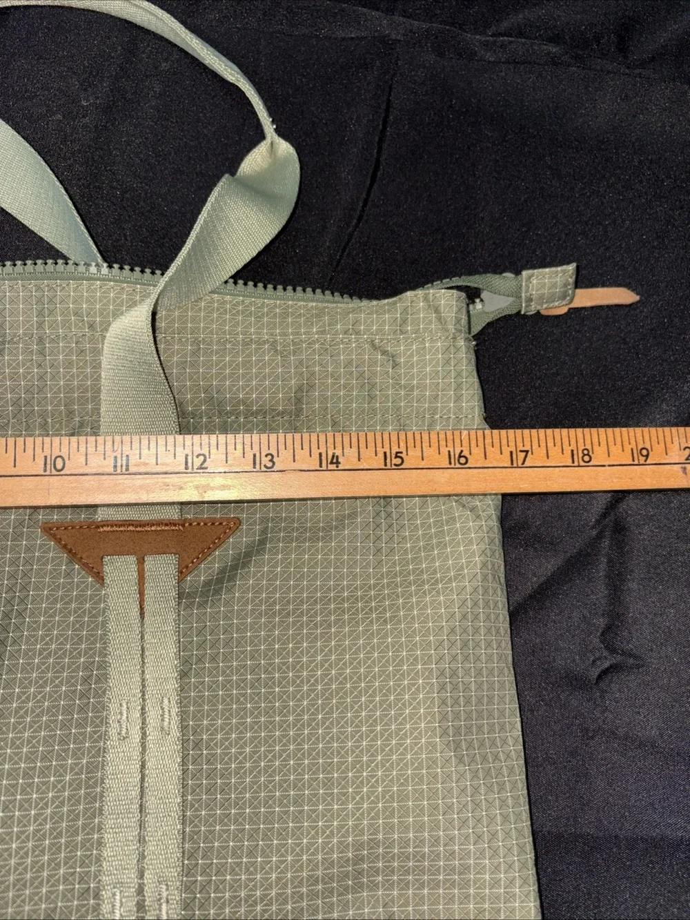 Merrell Women's Sage Green Canvas Tote with Leather Accents